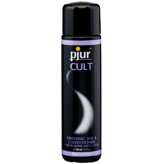 Pjur Cult 100 Ml - Lubricant and Treatment for Latex and Rubber Garments, Facilitating Fetish Garments, Extending Life