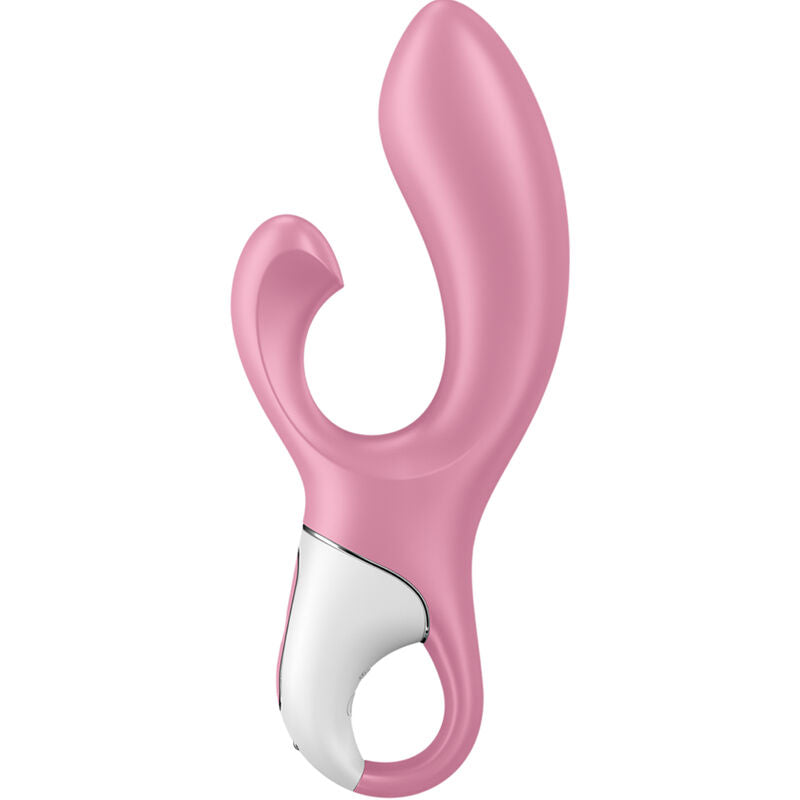 Satisfyer Vibrator - Bunny Air Pump 2 Old Pink, Inflatable, Vaginal and Clitoral Stimulation, 12 Vibration Programs