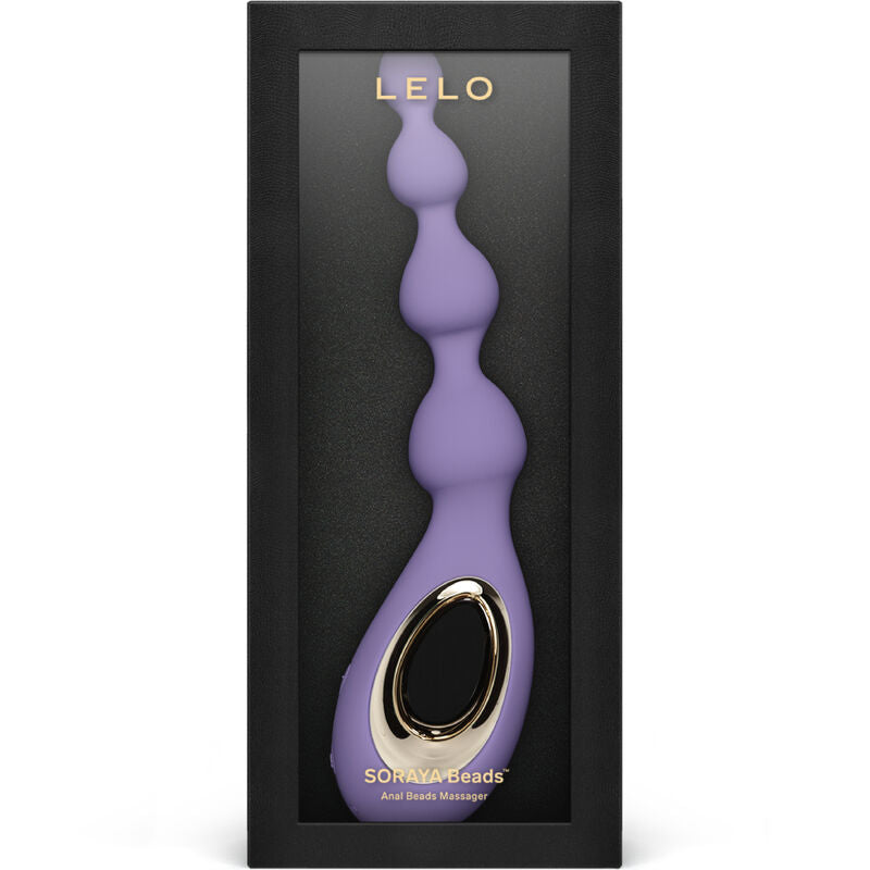 Lelo - Soraya Beads Anal Massager, 10 Vibration Modes, Violet Dusk, 234 x 59 x 46 mm