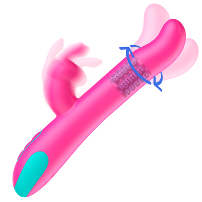 Happy Loky-  Pluto Rabbit Vibrator  Rotator Watchme Compatibil Cu Tehnologia Wireless