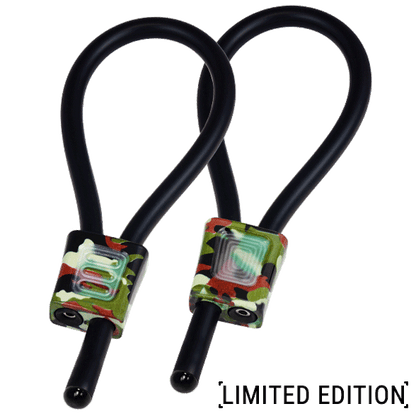 Electrastim - Prestige Electraloops Camouflage Adjustable Penis Rings 60 mm - Unique BDSM Accessories, Electrastim