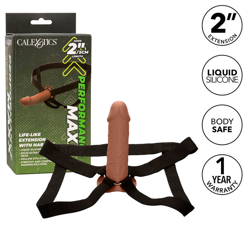 Calexotics- Performanță Maxx Life Like Extension With Harness Brown Skin