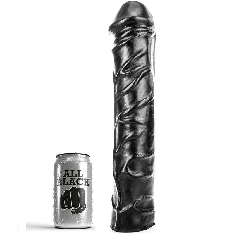 All Black-  Dildo Gigant Moale Pentru Fisting 32 Cm