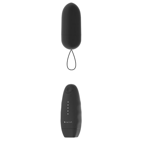 B Swish Bnaughty Classic Unleashed Black - Waterproof Multifunctional Bullet Vibrator with Wireless Remote Control