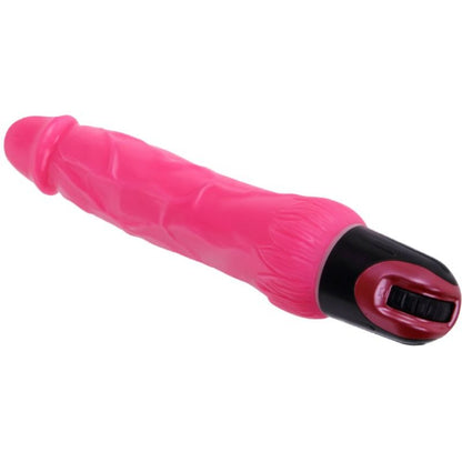 Baile Vibrators - Pink Daaply Pleasure Vibrator, Multispeed, Textured, TPR and ABS, 2AA Batteries, Measurements: See Image