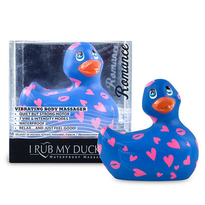 Big Teaze Toys - I Rub My Duckie 2.0 | Romance (Purple And Pink) - Waterproof Rubber Duck Massager With 7 Vibration Modes