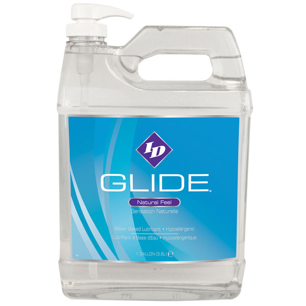 Id Glide - Water Based Lubricant, 4,000 ml, Premium Formula for Pleasure and Intimate Comfort