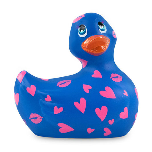 Big Teaze Toys - I Rub My Duckie 2.0 | Romance (Purple And Pink) - Waterproof Rubber Duck Massager With 7 Vibration Modes