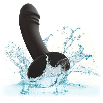 California Exotics - Silicone Curved Anal Probe with Suction Cup, Body Safe Material