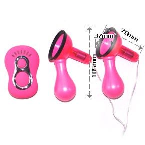 Stimulating Baths - Vibrating Titty Pum, 7 Functions, Pink, TPR and ABS Material