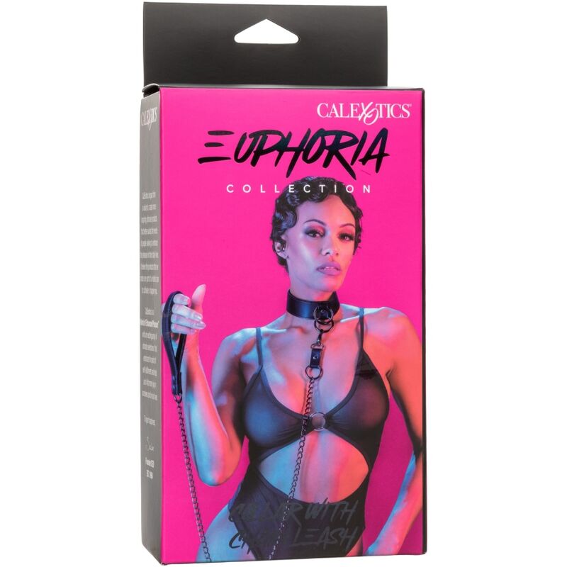 Calexotics- Zgardă Euphoria Cu Lesă Cu Lanț