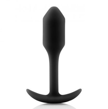 B-Vibe - Snug Anal Plug with Weight and Black Silicone - 2 x 9.4 cm