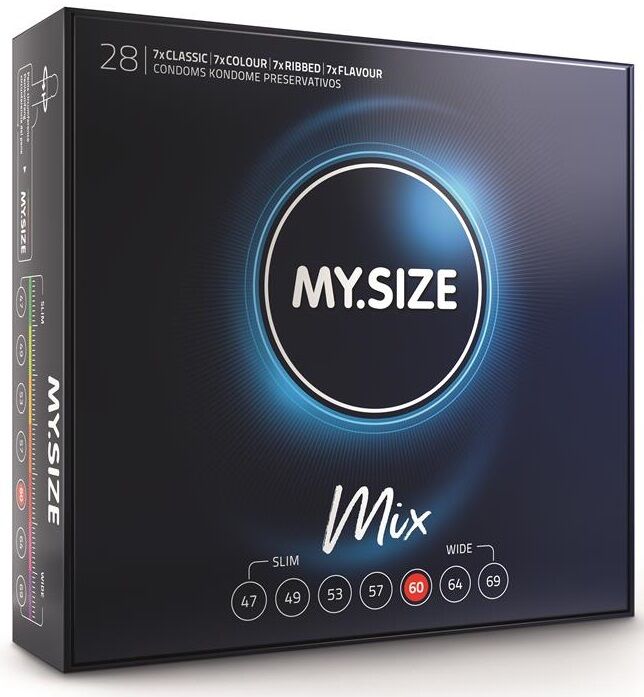 My Size Mix Condoms - Custom Variation 60 mm - 28 Units