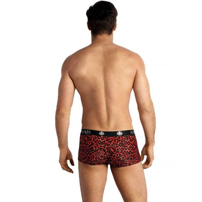 Anais Men - XL Red Tribal Boxers, Sports Cut, Composition 80% Polyamide, 20% Elastane