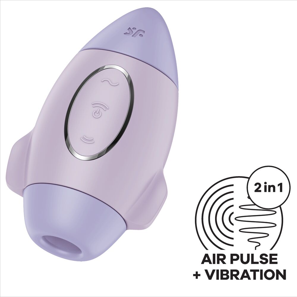 Satisfyer Vibrator- Control Misiune Liliac Mic Dublu Impuls Vibrator