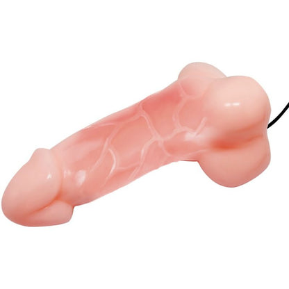 Baile Vibrators - Realistic Dildo Vibrator with Suction Cup and Ribbed Texture, Flesh, Strong Vibrating