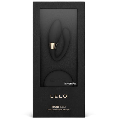 Lelo Tiani Duo - Couples Massager with Double Vibrations, Remote Control, Black