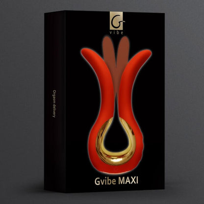 G-Vibe-Vibe   Gvibe Maxi Vibrator With Two Flexible Tips Coral