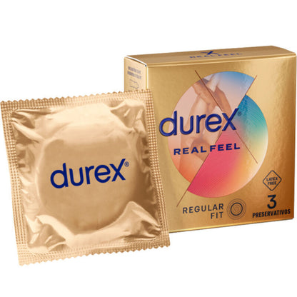 Durex - Condoms Real Feel 3 Units, Latex Free Materials