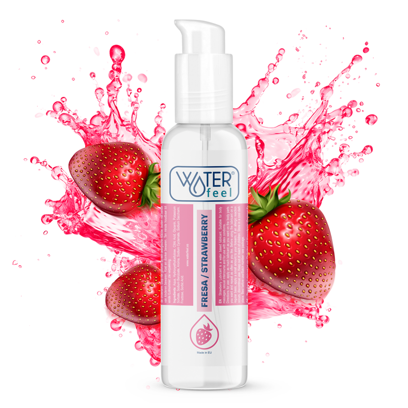 Waterfeel - Water Based Lubricant With Strawberry Flavor, 175 ml, New Format For Maximum Pleasure