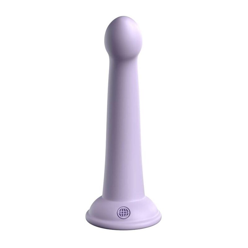 Dillio - Secret Explorer Dildo 15.24 cm Purple Silicone with Platinum