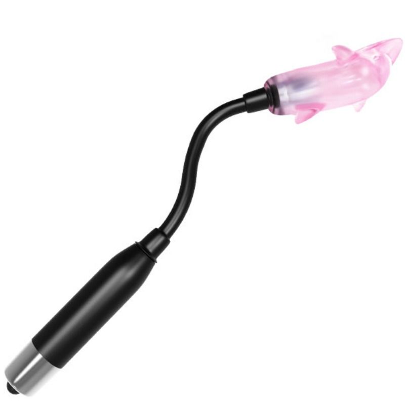 Baile Stimulating - Wizard Magic Wand Stimulator 4 Heads Vibrator, Strong Vibration, Waterproof, Batteries: 1 LR1, Material: TPR and ABS, Size: See Picture, Latex Free, Bendable Neck