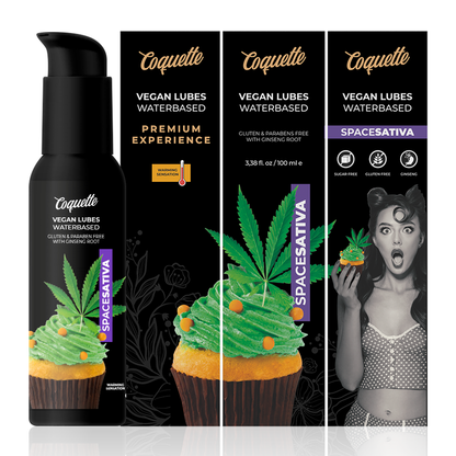 Coquette Cosmetics- Chic Desire Premium Experience Vegan Space Sativa Lubricant 100 Ml