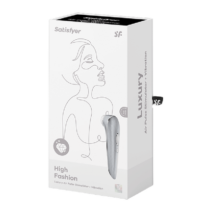 Satisfyer Luxury- Stimulator De Impulsuri De Aer De Lux De Înaltă Modă + Vibrație