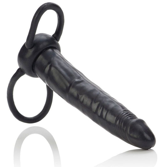 California Exotics - Premium TPR Black Double Penetrator Accommodator