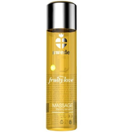 Swede - Fruity Love Massage Oil With Warming Effect Tropical Fruits and Honey - 60 ml