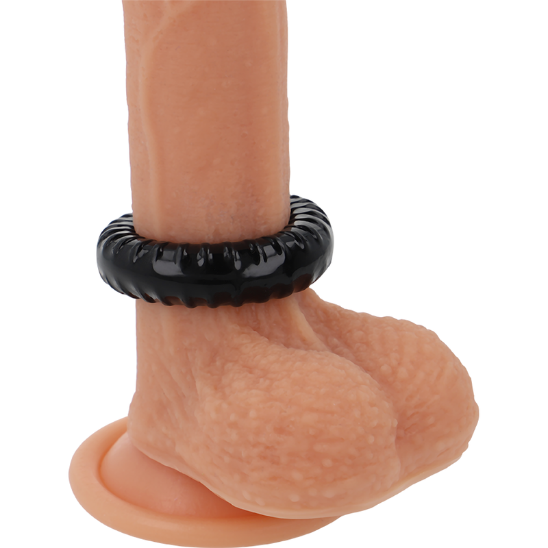 Powering- Inel Pentru Penis Super Flexibil Și Rezistent 4,5 Cm Pr07 Negru