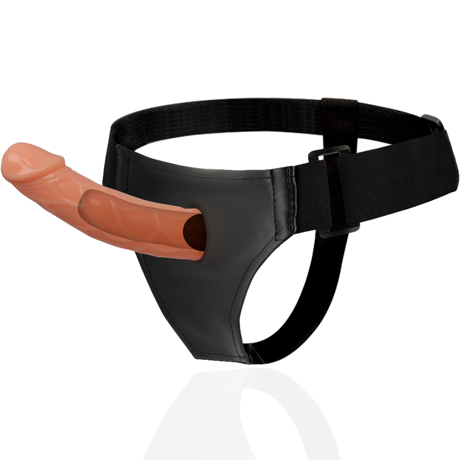 Harness Attraction - Harness Rnes Hueco Blake, 15.5 x 4 cm, Realistic Penis TPR, Neoprene and Vegan Leather