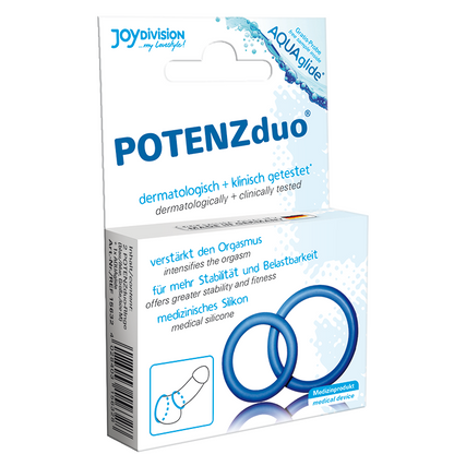 Joydivision Potenzduo - Blue Rings for Potency and Intense Arousal