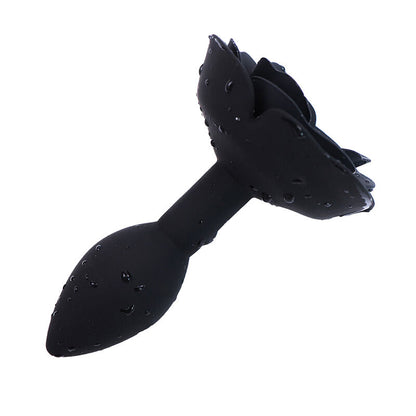 Ohmama Fetish - Silicone Anal Plug Black and Pink, Length 11cm, Diameter 3cm