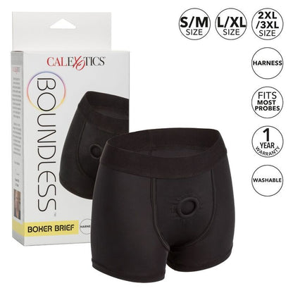 California Exotics - Boundless Boxer Brief Harness Boxer Style S/M in Nylon and Spandex