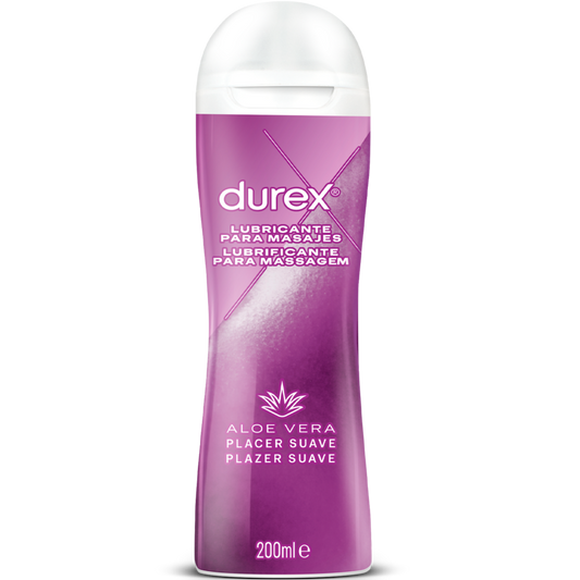 Durex Lubes - Lubricant and Massage Oil 2 in 1 with Aloe Vera - 200 ml