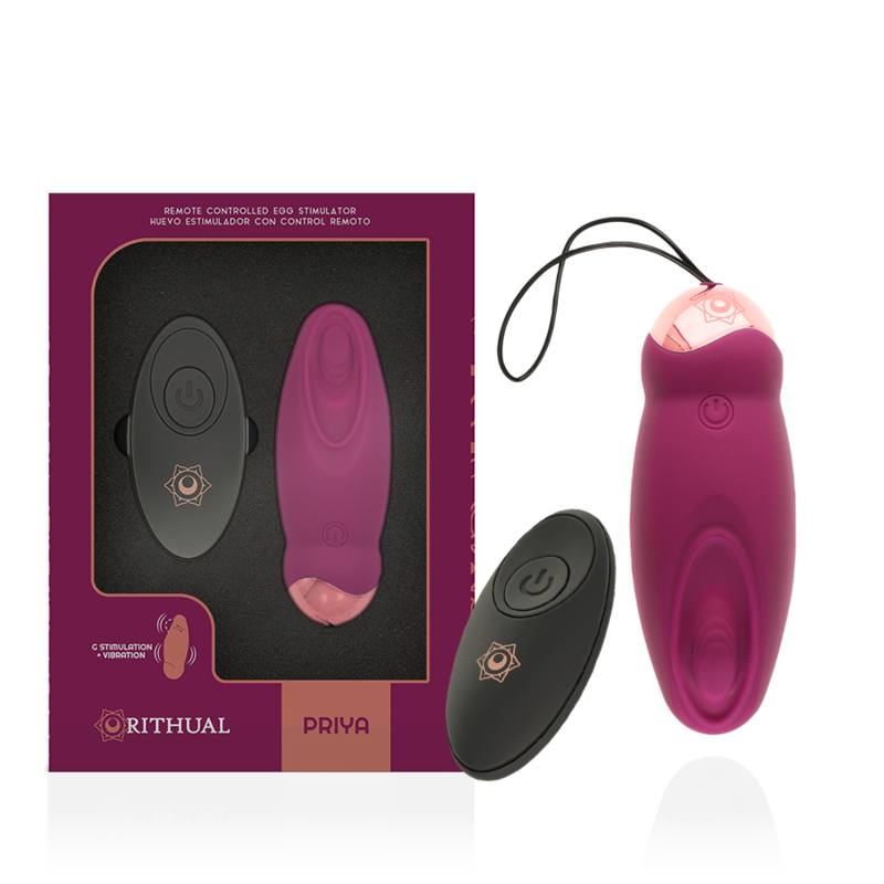 Rithual- Priya Telecomandă  Pentru Ouă Gspot + Vibrații