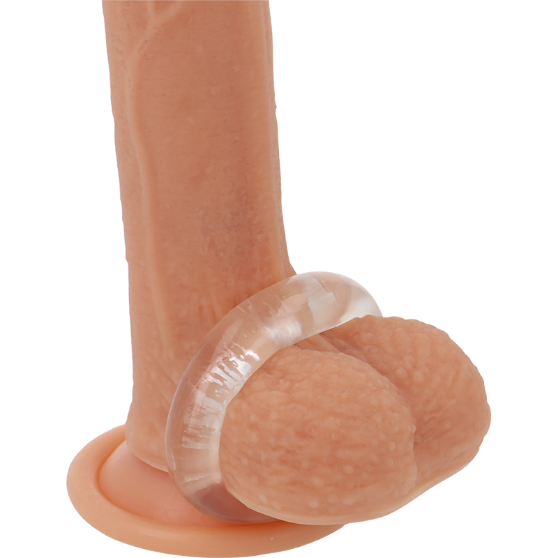 Powering - Super Flexible and Resistant Penis Ring 4.8 cm Pr05 Transparent - Improves Sexual Pleasure