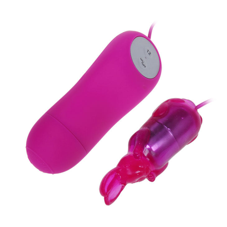 Baile Stimulating - Purple Secret Rabbit Vibrator with 12 Speeds, Totally Aquatic, Made of ABS/TPR Silicone