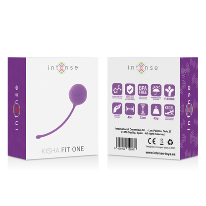 Intense Health & Fun-Intense Kisha Fit One Silicon Kegel Violet