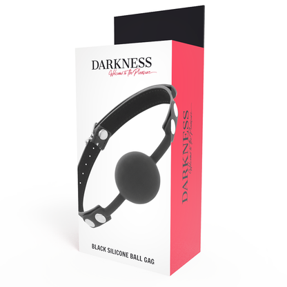 Darkness - Black Silicone Gag, Advanced Games