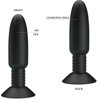 Pretty Love Bottom - Vibrator Anal Plug with Remote Control, Vibration and Rotation Function