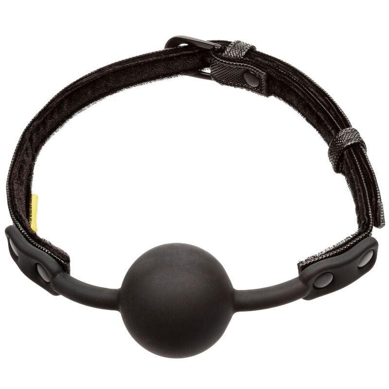 California Exotics - Boundless Ball Gag - BDSM Ball Gag with Silicone Ball and Vegan Leather Strap, Fully Adjustable