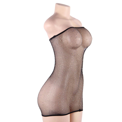 Queen Lingerie - Regina Lenjerie De Body Shinny-Dress Bodystocking SL