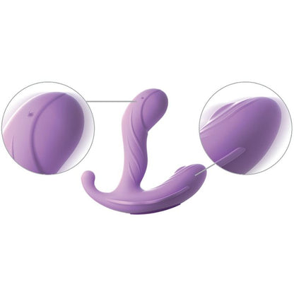 Fantasy For Her - G-Spot Stimulates Her - G-Spot and Clitoris Vibrator - Heating Function - Remote Control - Dimensions 11 cm x 11 cm