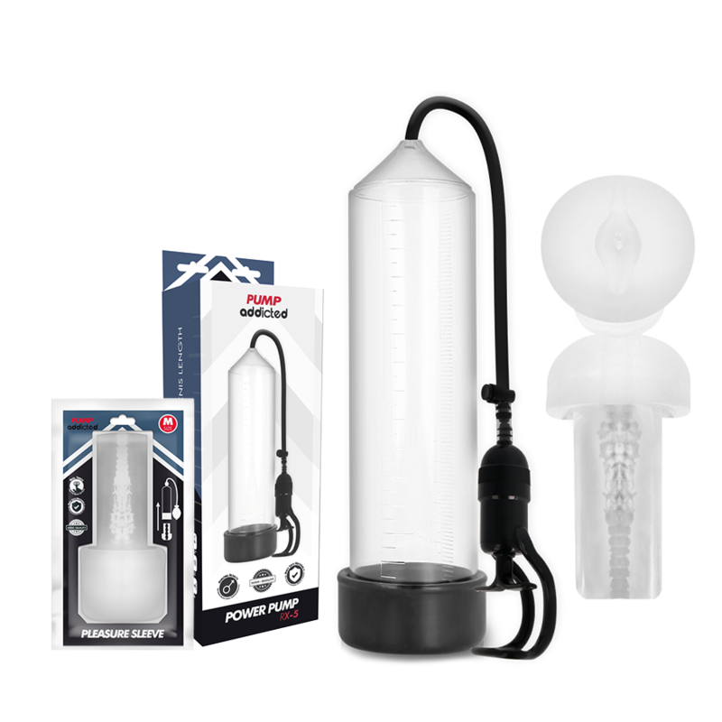 Pump Addicted - Transparent RX5 Masturbator Pump and Technical Specifications