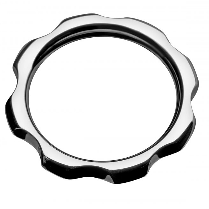 Metal Hard - Torque 50mm Stainless Steel Cock Ring, 8mm Thickness, Distinctive Elegance For Your Style