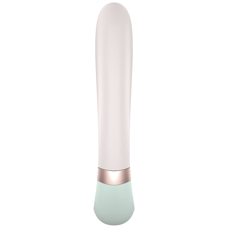 Satisfyer Heat Wave Vibrator App - Clitoris and G Spot Stimulation with Vibration and Heat, White