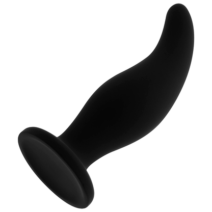 Ohmama Anal - Hypoallergenic Medical Silicone Curved Anal Plug with 12 cm Point