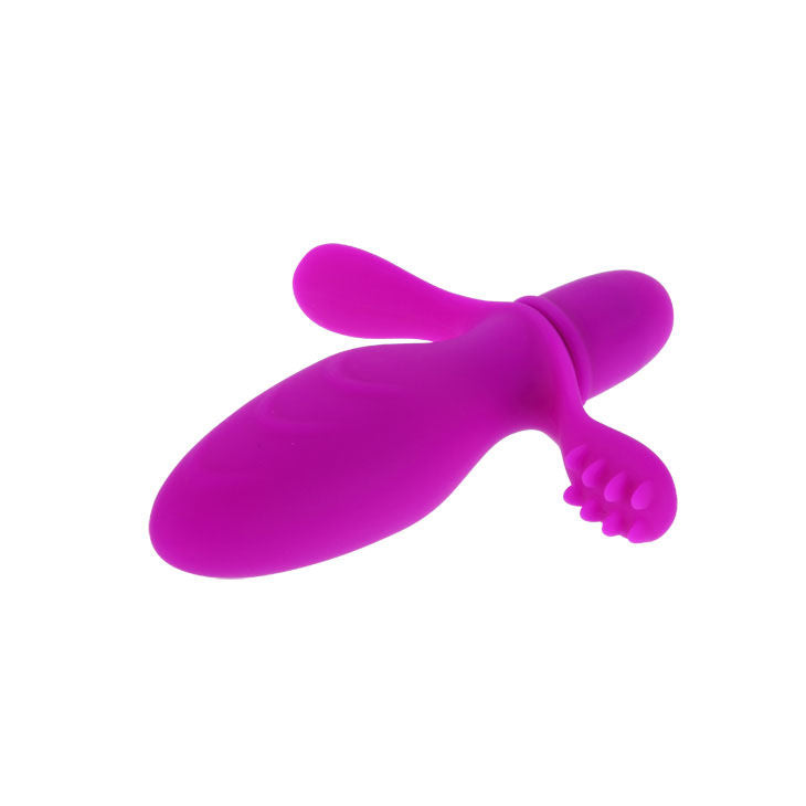 Pretty Love Flirtation - Fitch Vibrator with 10 Vibration Modes and Clitoral Stimulation, Silicone, Purple